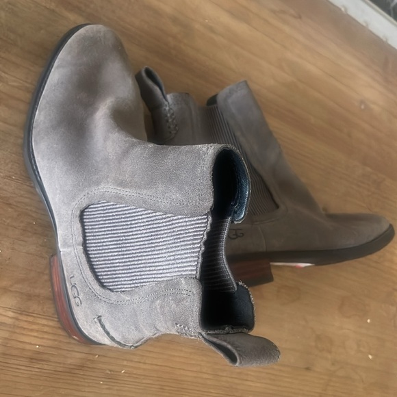 Ugg Ankle Booties / Suede / Sz 5.5. / Good Condition - Picture 4 of 5